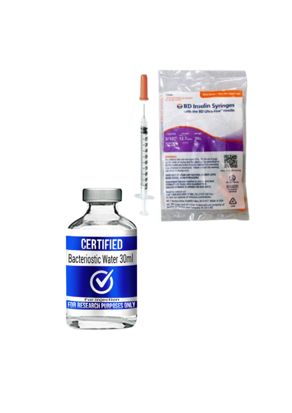 BAC Water (10ML) + Syringe (10) Combo Pack Add-On