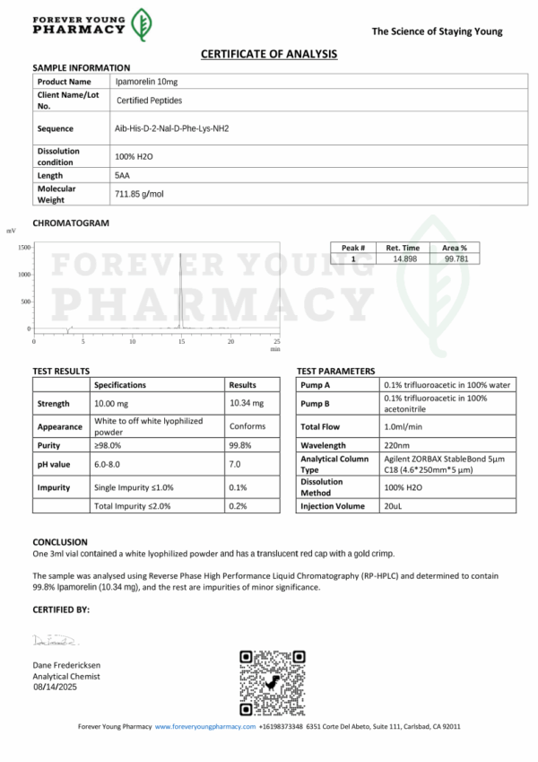 IPAMORELIN (10 MG) - Image 2