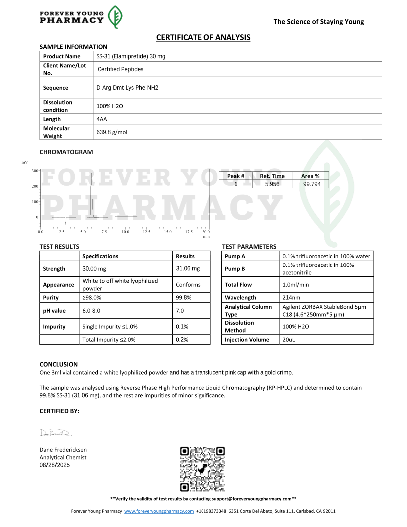 SS-31+30mg+T+Pink+-+COA+-++Certified+Peptides+-+08.28.2025