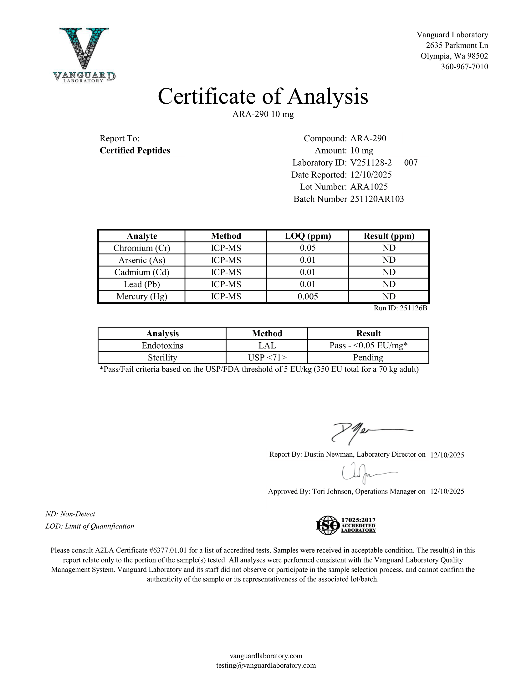 ARA-290 10MG - Image 2