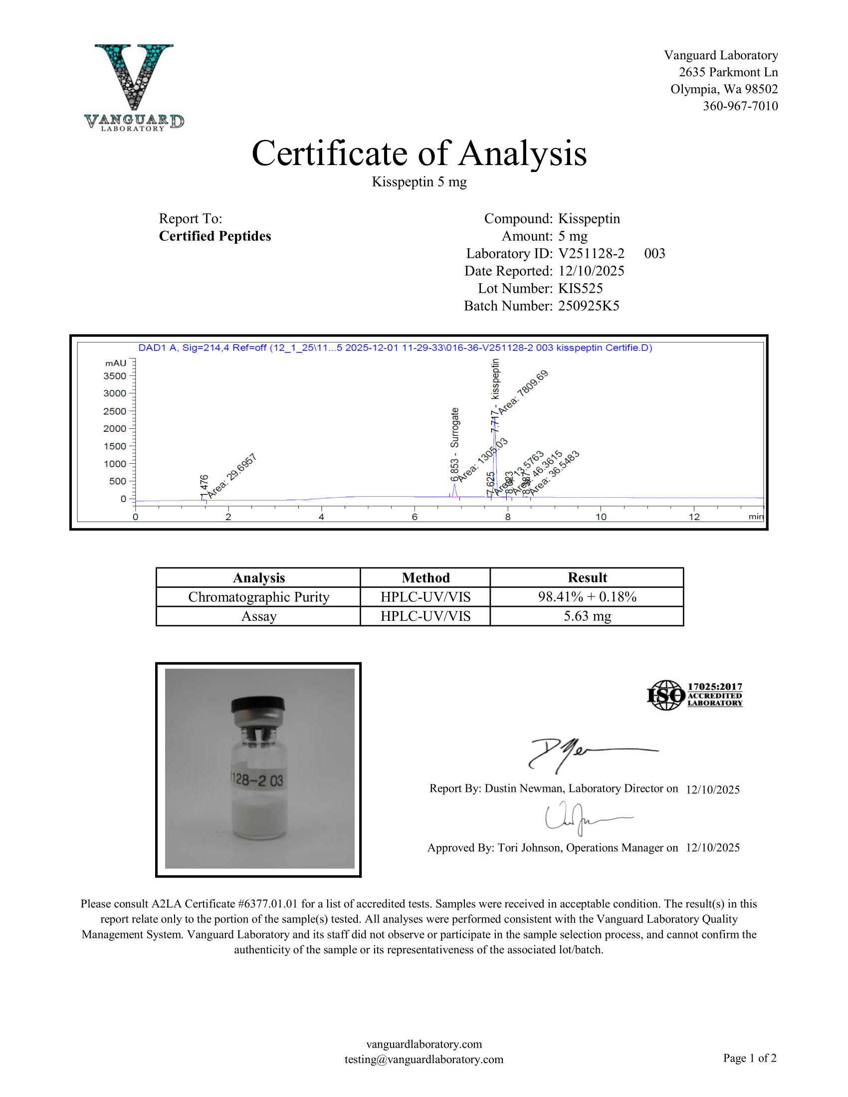 KISSPEPTIN 5MG - Image 2