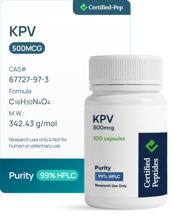 KPV 500 mcg 100 Capsules