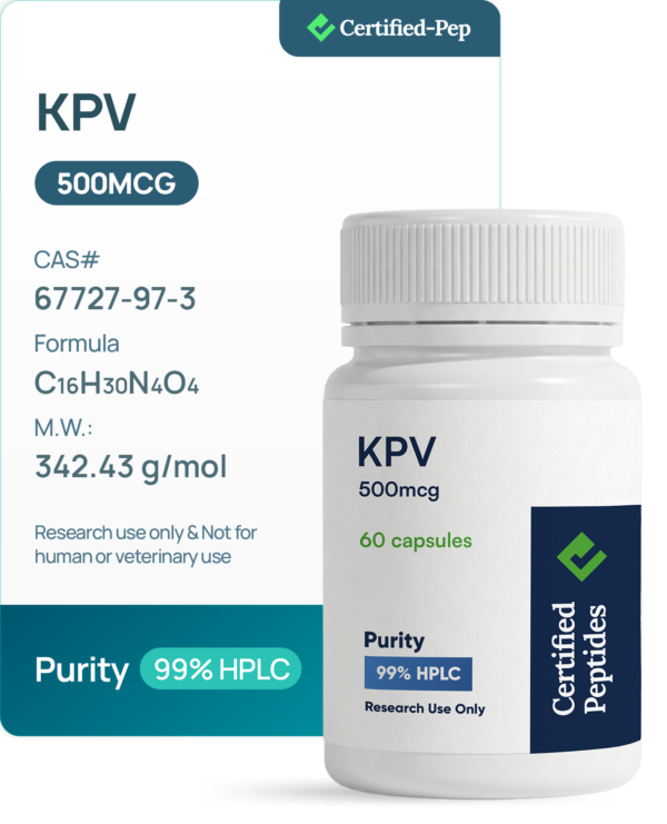 KPV 500 mcg 100 CAPSULES