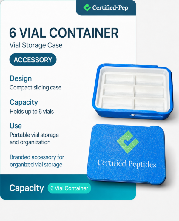 6 Vial Container (NO DISCOUNTS APPLY TO THIS PRODUCT)