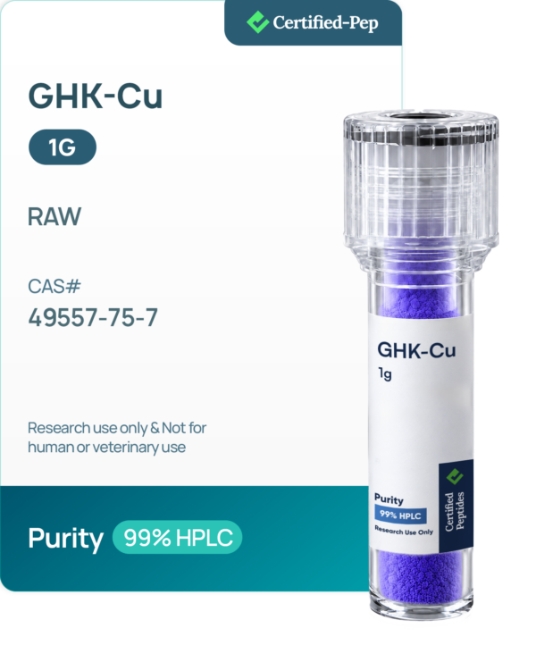 GHK-Cu, Raw 