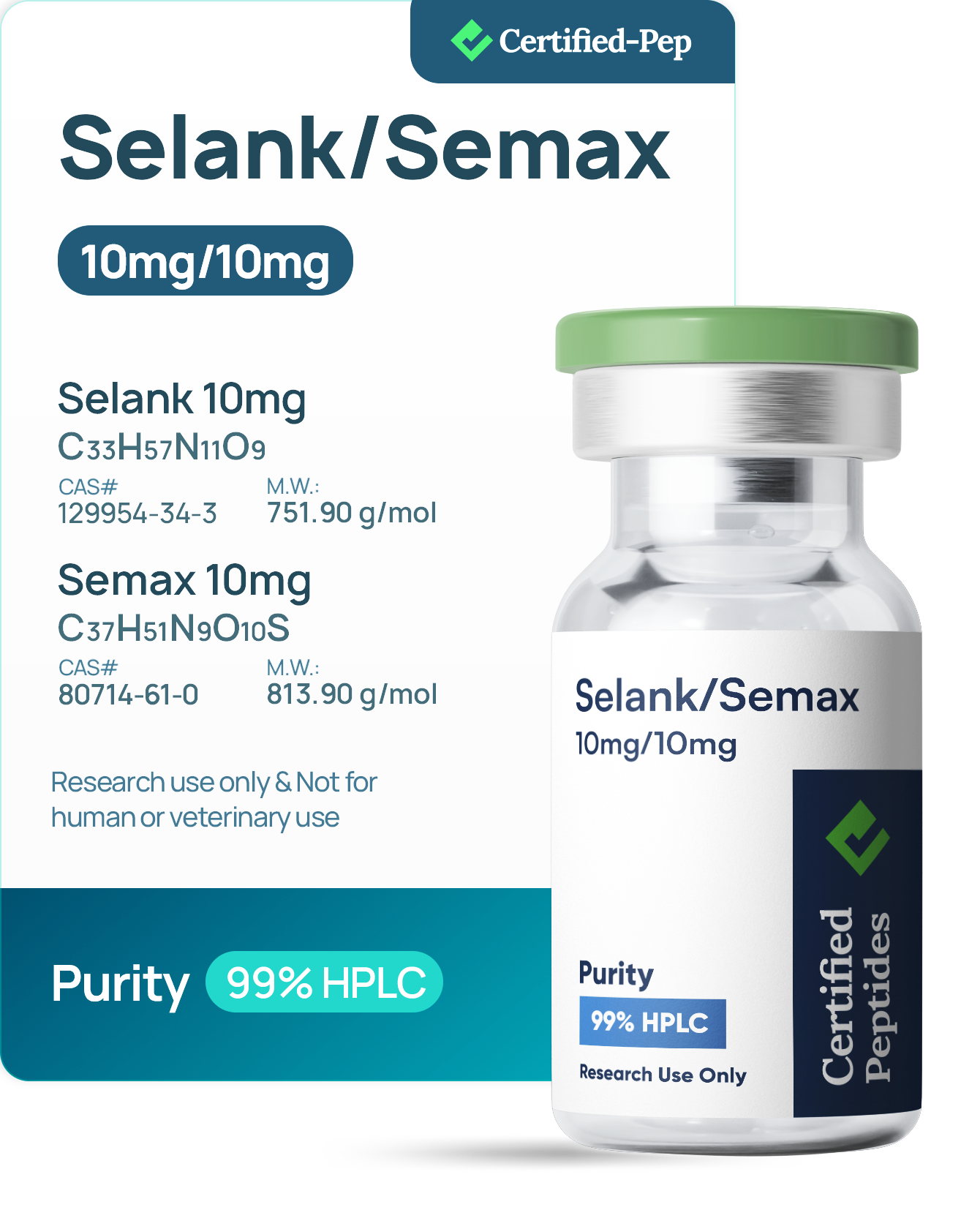 SELANK / SEMAX 10/10MG